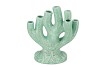 SHELLA GREEN VASE CORAL 18X10X19CM