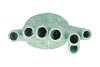 SHELLA GREEN VASE CORAL 18X10X19CM