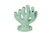SHELLA GREEN VASE CORAL 22X12X25CM
