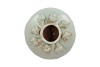 SHELLA LIGHT GREEN VASE 25X25X20CM