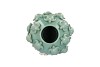PEARL SEA GREEN VASE TURTLE 29X29X27CM NM