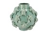 PEARL SEA GREEN VASE TURTLE 32X32X30CM NM