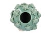 PEARL SEA GREEN VASE TURTLE 32X32X30CM NM