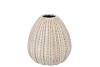 PEARL GREY VASE 12X12X12CMN NM