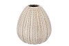 PEARL GREY VASE 23X23X24CM NM