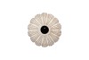 PEARL GREY VASE URCHIN 10X10X6CM NM