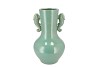 PEARL SEA GREEN VASE SEAHORSE 23X23X38CM NM