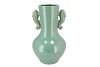 PEARL SEA GREEN VASE SEAHORSE 26X26X45CM NM