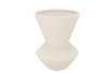 LISBOA WHITE VASE ROUND 20X20X27CM NM