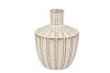 SIFAN WHITE VASE LONG ROUND 19X19X25CM NM
