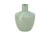 SIFAN AQUA GREEN VASE LONG ROUND 19X19X25CM NM