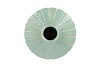 SIFAN AQUA GREEN VASE LONG ROUND 19X19X25CM NM