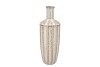 SIFAN WHITE VASE LONG 15X15X41CM NM