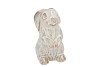 SIFAN WHITE VASE BUNNY 14X12X21CM NM