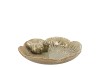 SIFAN GREEN PLATE BIRD 20X20X6CM