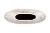 SIFAN WHITE VASE OVAL 41X16X39CM