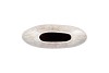 SIFAN WHITE VASE OVAL 24X10X23CM