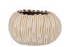 ELLA WHITE POT OVAL ASS 19X14X11CM