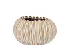 ELLA WHITE POT OVAL ASS 16X12X10CM