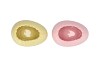 ELLA PINK YELLOW POT OVAL ASS 19X14X11CM
