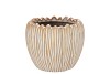 ELLA WHITE POT ROUND ASS 12X12X10CM