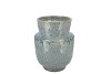 IRON STONE BLUE VASE 18X18X22CM NM