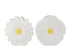 BLOOM WHITE VASE DAISY ASS 40X11X40CM