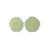 BLOOM GREEN VASE DAISY ASS 18X6X18CM