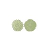 BLOOM GREEN VASE DAISY ASS 10X5X10CM