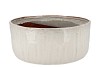 IRON STONE WHITE BOWL ROUND 36X36X15CM