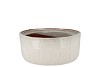 IRON STONE WHITE BOWL ROUND 26X26X12CM