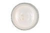 IRON STONE BLUE BOWL ROUND 36X36X15CM