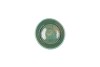 IRON STONE AQUA GREEN POT 9X9X8CM NM