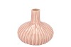 GIA OLD PINK STRIPE VASE NECK 16X16X13CM NM