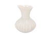MIRRE WHITE VASE 19X19X23CM NM