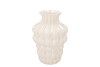 DUNJA WHITE VASE 16X16X20CM NM
