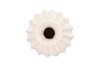 DUNJA WHITE VASE 12X12X25CM NM