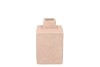 LISBOA PINK VASE CUBE 14X14X14CM NM
