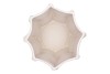 LISBOA WHITE POT WAVE 38X38X33CM