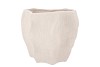LISBOA WHITE POT WAVE 30X30X26CM
