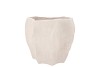 LISBOA WHITE POT WAVE 14X14X12CM