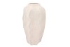 LISBOA WHITE VASE WAVE 26X26X50CM