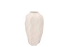 LISBOA WHITE VASE WAVE 14X14X23CM