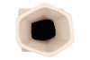 LISBOA WHITE VASE CURVED 17X15X64CM