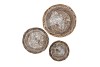 RATTAN KUBOO BASKET ROUND LOW S/3 D20/25/30 H10/12/15