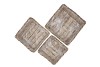 RATTAN KUBOO BASKET SQUARE LOW S/3 W32/37/42 H13/14/15