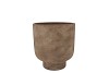 FLORENCE ANTIQUE BRONZE POT ROUND 10X10X12CM