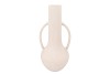 FLORENCE WHITE VASE EARS 28X27X62CM NM