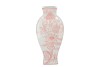 HAILEY PINK PORCELAIN VASE LONG 19X40CM