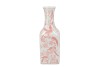 HAILEY PINK PORCELAIN VASE BIRDS 15X41CM